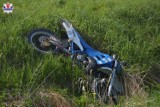 Wypadki motocyklistów na Zamojszczyźnie. Dwaj mężczyźni w szpitalu