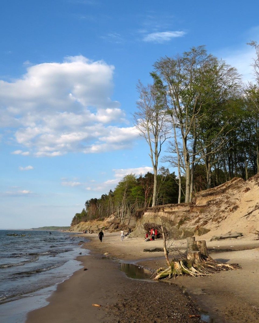 Piękna pogoda w regionie sprzyja rekreacji. Fotorelacja z wycieczki Ustka - Rowy