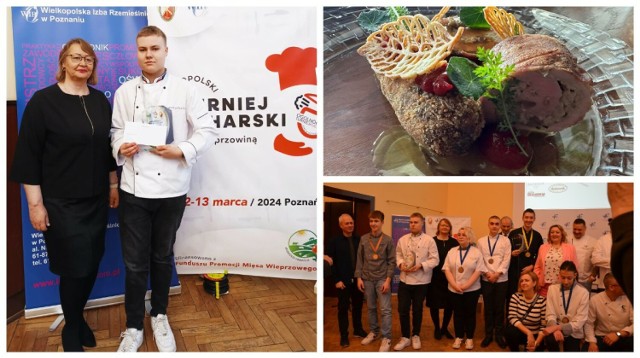 Eryk Rewers z Zespołu Szkół Usługowo Gospodarczych w Pleszewie wśród najlepszych kucharzy w Polsce! Jego danie podbiło podniebienia