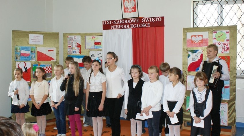 Obchody Święta Niepodległości w Szkole Podstawowej w...