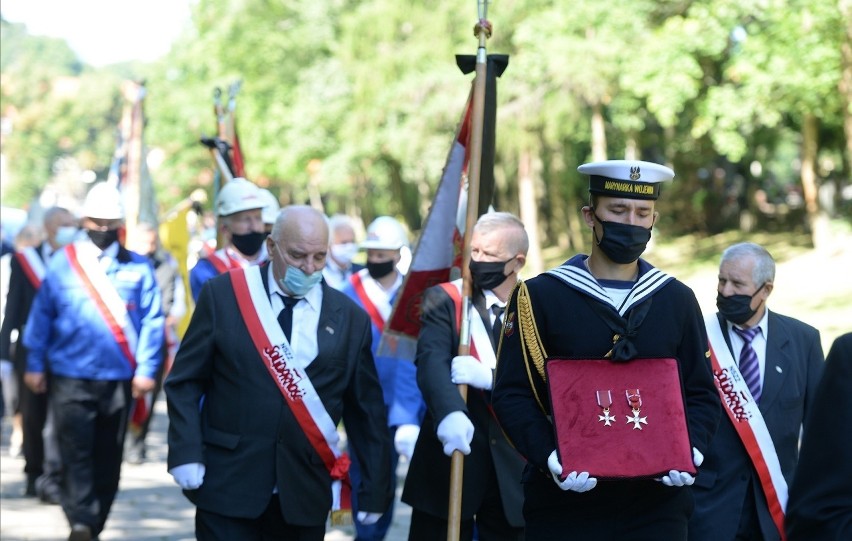 Pogrzeb Piotra Soyki na cmentarzu Srebrzysko w Gdańsku...