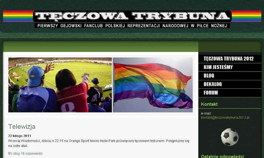 Tęczowa Trybuna 2012, czyli sektory dla gejów na wrocławskim...