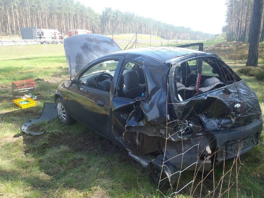 W świąteczny poniedziałek przed godziną 11 na 109 kilometrze...