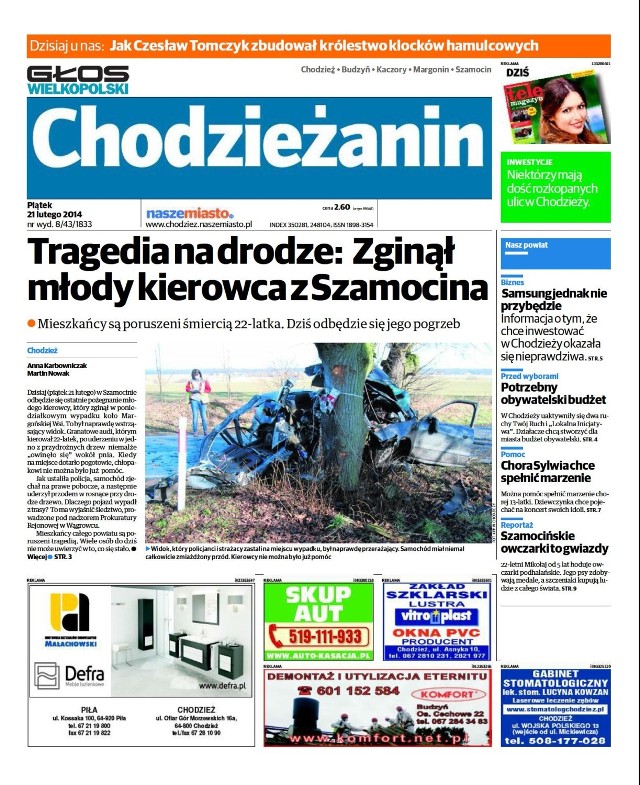 Chodzieżanin: Zobacz co w najnowszym numerze [21 lutego]