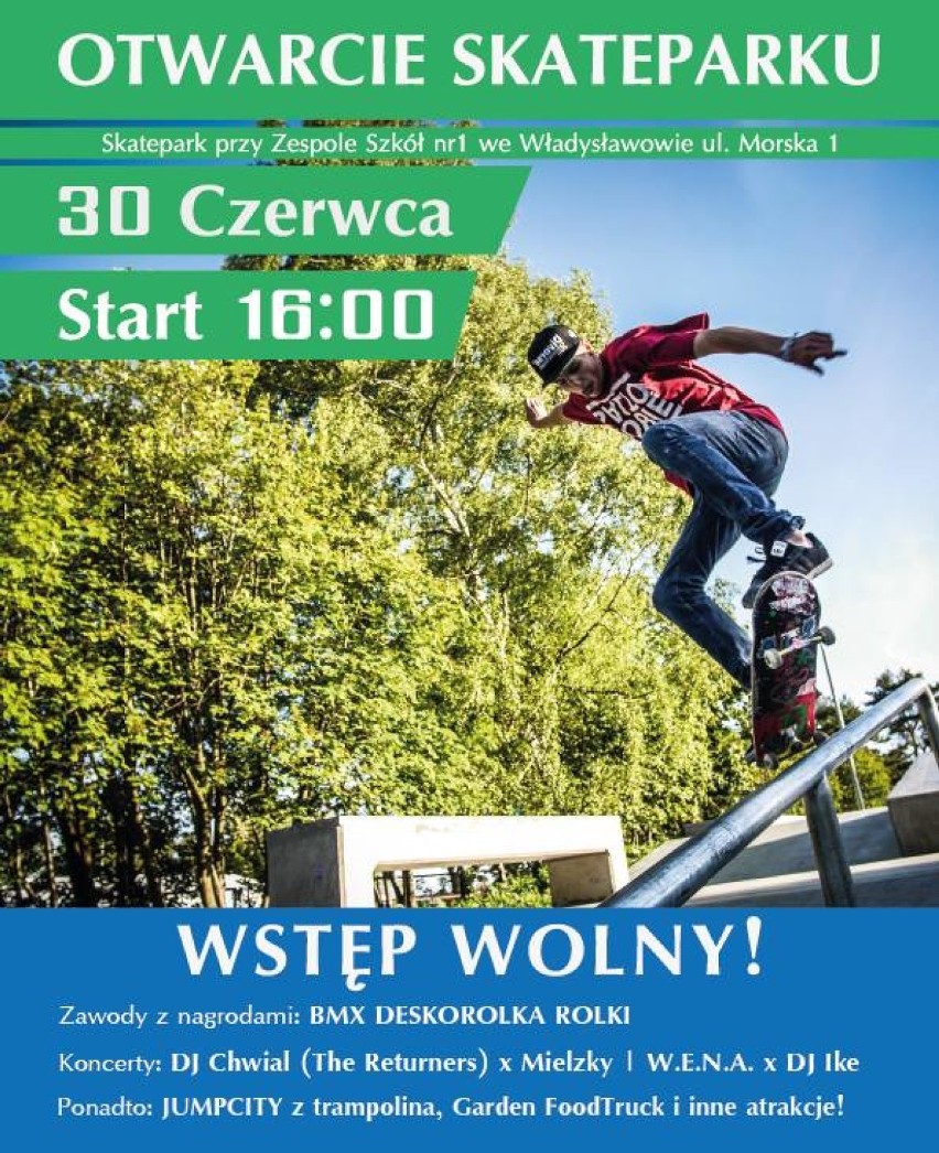 Skatepark Władysławowo - czerwiec 2015