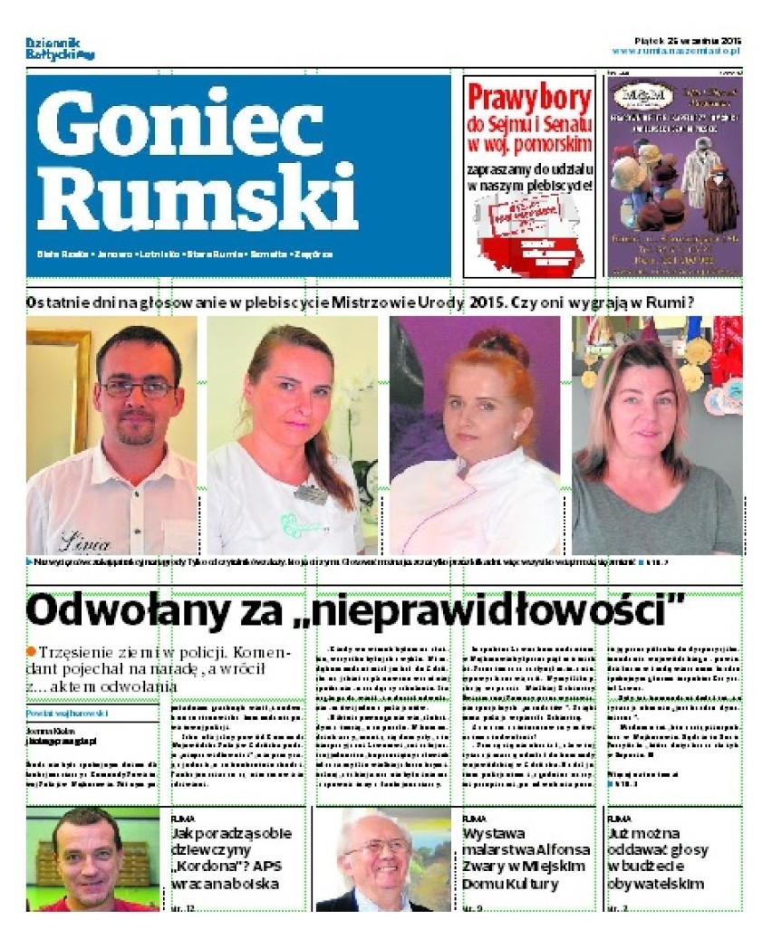 Goniec Rumski. Co w gazecie?