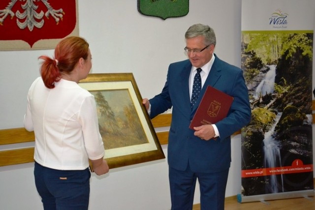 Prezydent Bronisław Komorowski dziękował w Wiśle za pięć lat swojej prezydentury