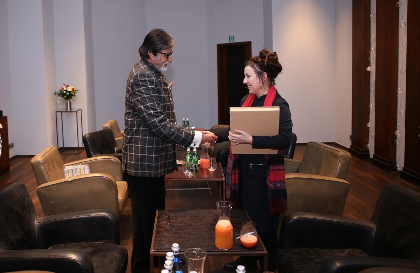 Gwiazdor Bollywood Amitabh Bachchan we Wrocławiu [ZDJĘCIA]