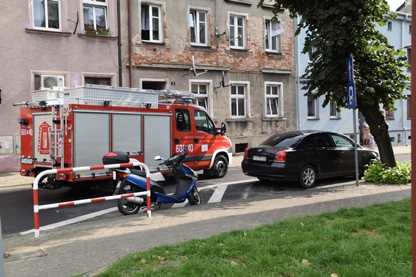 Stłuczka na ul. Piłsudskiego w Śremie. Skuter najechał na...