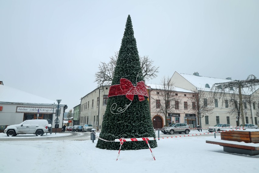 Świąteczne ozdoby w Olkuszu