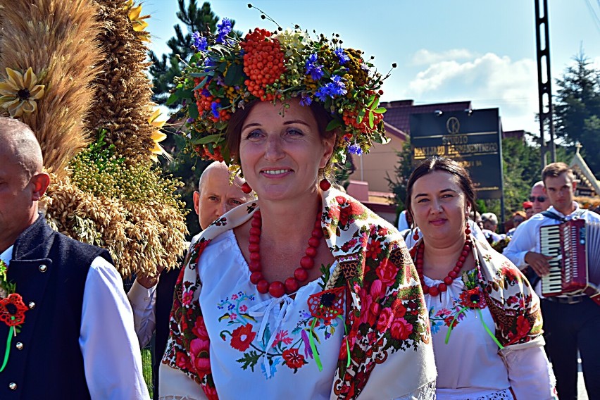 Rolnicy z gminy Bobowa podziękowali w czasie Dożynek za...