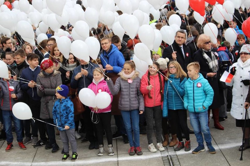 Ruda Śląska: Żywa kokarda na Święto Niepodległości