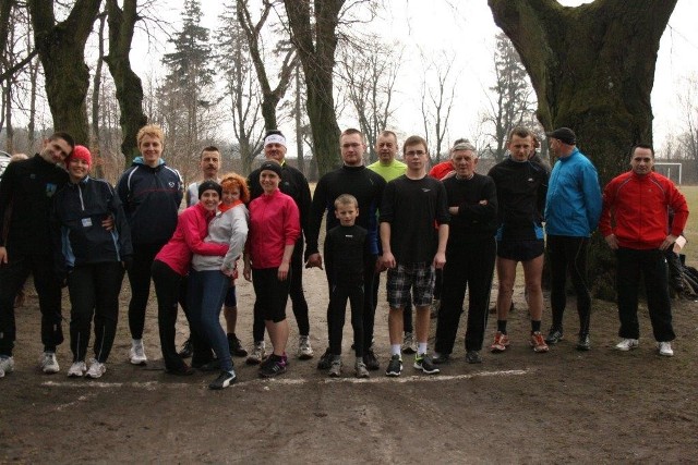 Uczestnicy Maratonu na raty w Sławnie