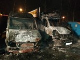 Pożar w Poznaniu: Płonęły samochody na Maya [ZDJĘCIA]