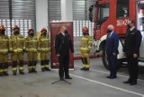 Nowy wóz dla strażaków z Krosna Odrzańskiego. Oficjalne przekazanie samochodu. Wydano na niego prawie 1,3 mln zł 