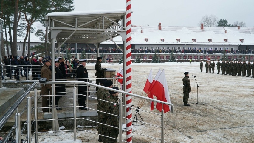 Do przysięgi stanęło 94 ochotników dobrowolnej zasadniczej...