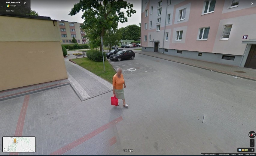 Mieszkańcy Pucka na Google Street View. Zobacz kogo przed...