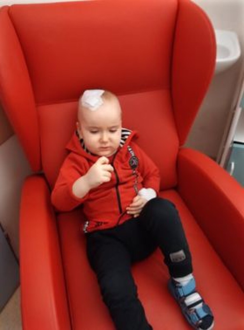 Tczew. 3-letni Patryk cierpi na guza mózgu - jego życie "wyceniono" na ponad 610 tys. zł