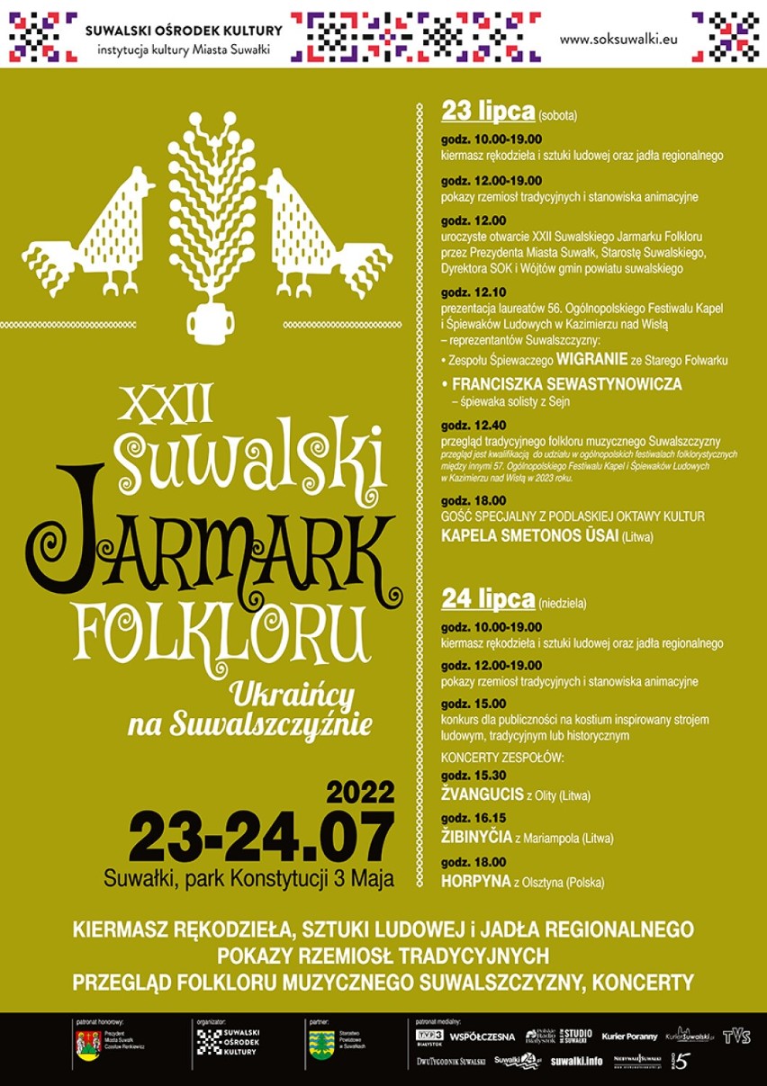Suwalski Jarmark Folkloru już w najbliższy weekend 