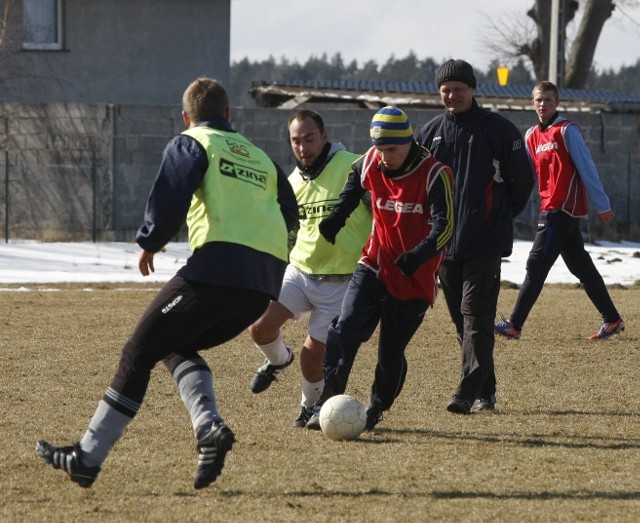 Orkan grał sparing ze Kaszubami Połchowo