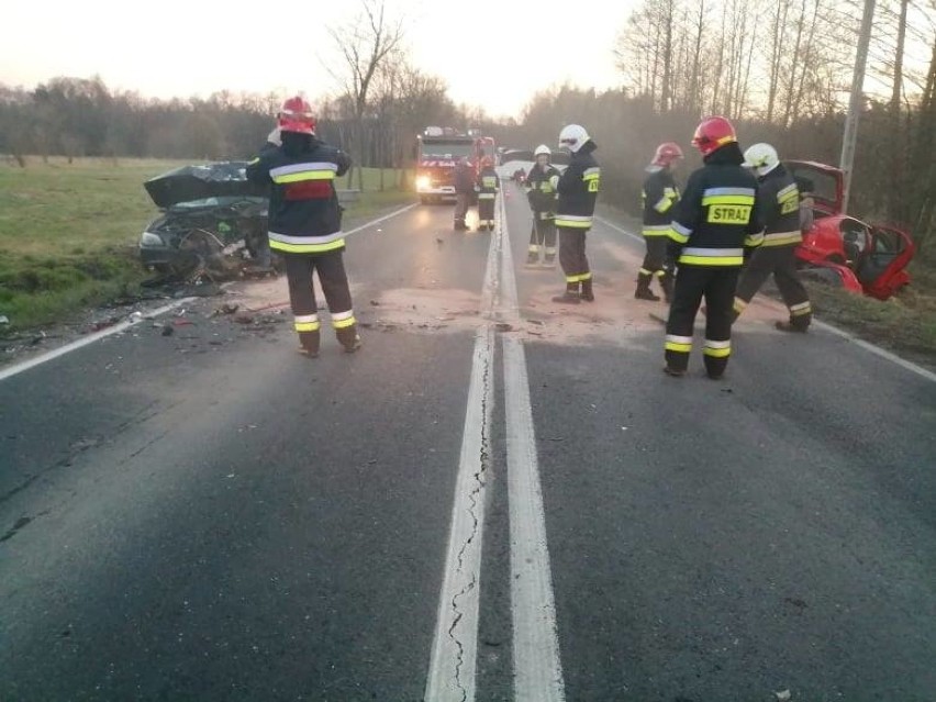 Wypadek w Libiążu. Cztery osoby zostały ranne. Kierowca był pijany
