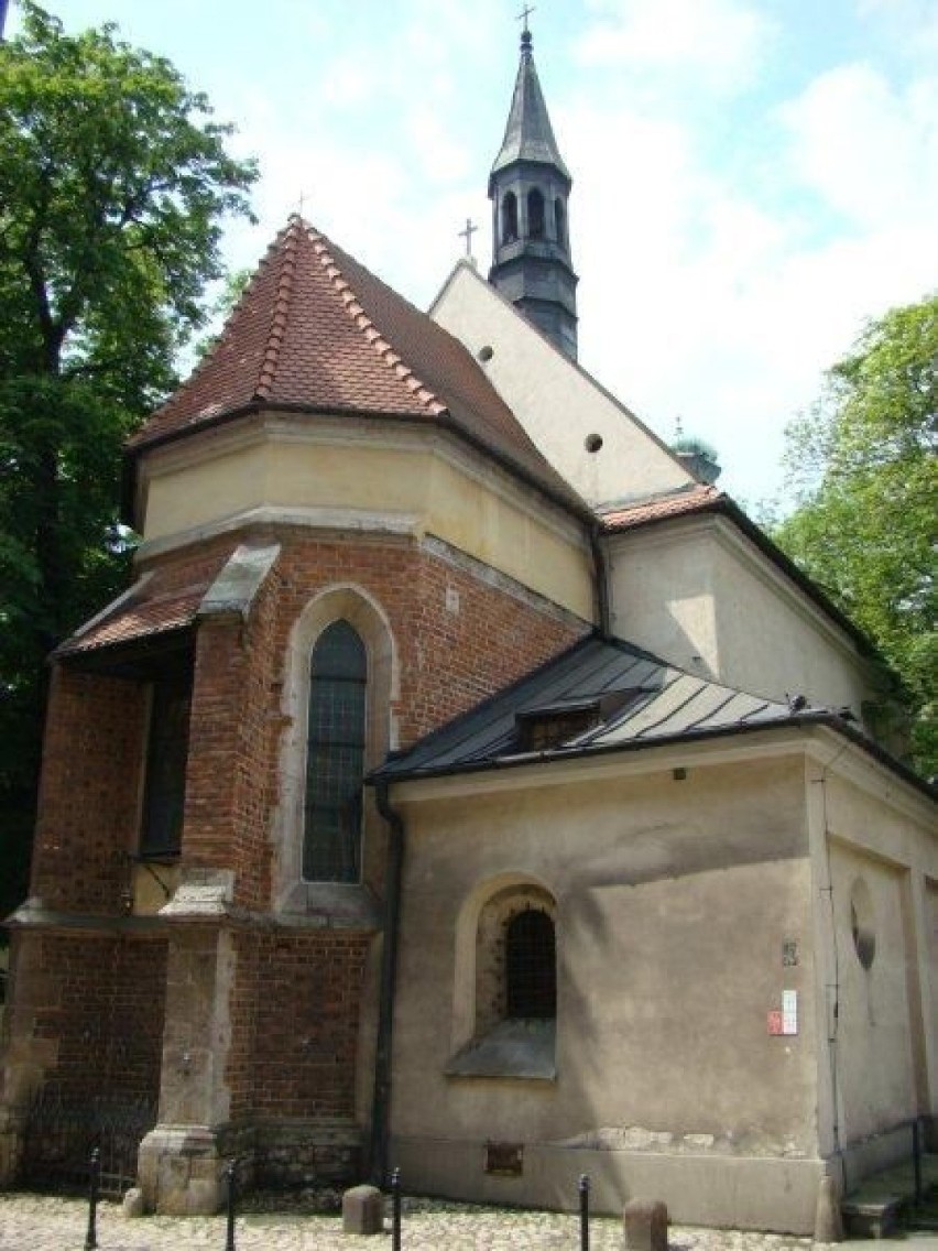 Gotycki kościół św. Idziego (ul. Grodzka 65). Zbudowany w...