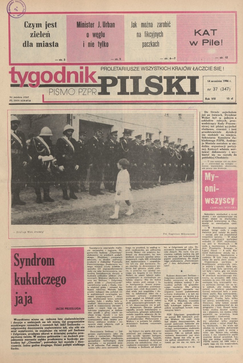 Pływalnia bez nazwy, mięso na Bydgoskiej i wylęgarnia rowerów - "Tygodnik Pilski" w cytatach, rok 1986