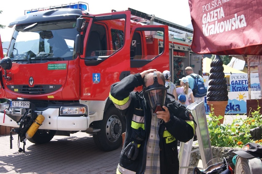 Letnia Redakcja: Strażacy przyjechali na Krupówki