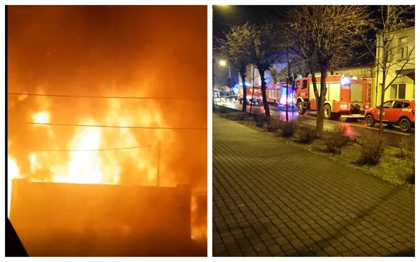 Duży pożar domu w Dobrzyniu nad Wisłą. Jedna osoba poparzona trafiła do szpitala [zdjęcia, wideo]