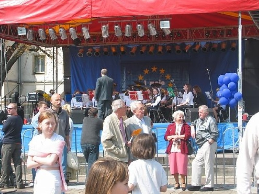 Euromajówka 1 maja 2004 r. Poddębice Łódź