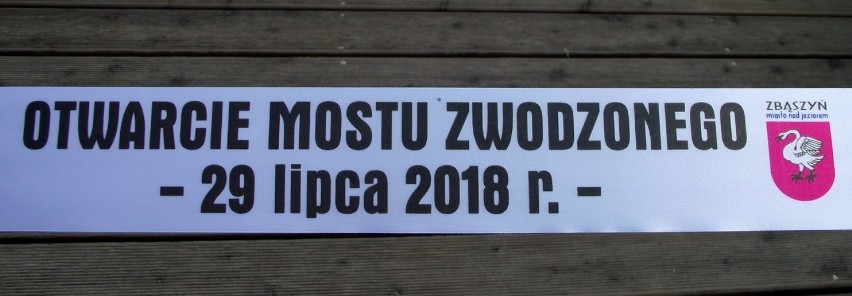 Otwarcie mostu zwodzonego. Oficjalne otwarcie przystani wodnej - 29 lipca 2018 r.