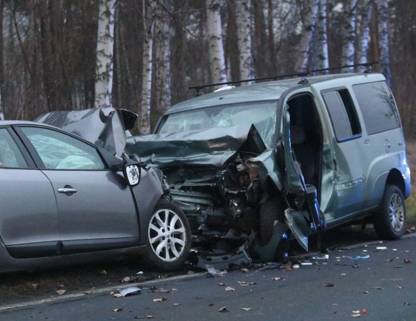 Wypadek w Kobylicach 16.12.2020