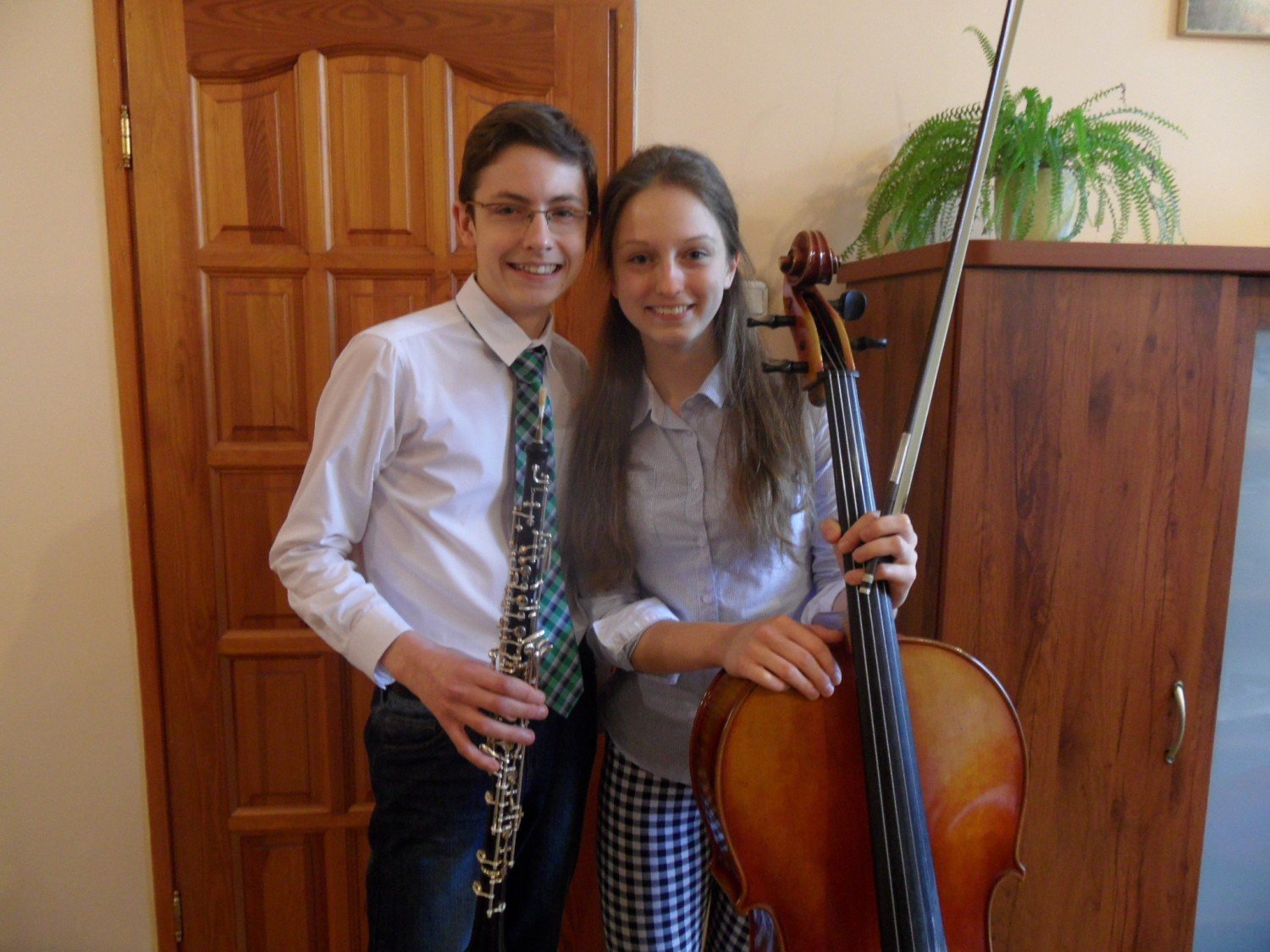 Bytom : Szkoła muzyczna to dla nich najważniejsze miejsce. Oliwia Meiser i  Filip Lenart | Bytom Nasze Miasto