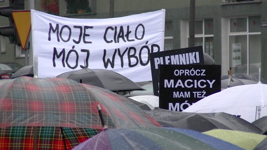 Czarny protest w Kaliszu