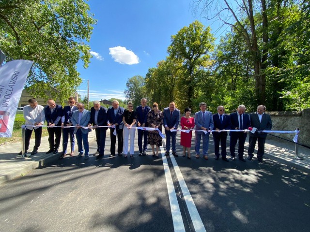 Tak przebiegało oficjalne otwarcie drogi Lubraniec-Kruszynek, 11 sierpnia 2023 roku.