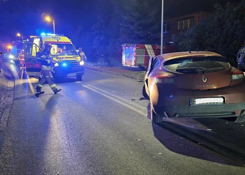 Zderzenie dwóch samochodów w Borku w gminie Godziesze...