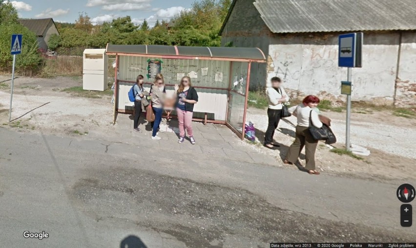 Mieszkańcy Przedborza na Google Street View. Kto wpadł w oko...