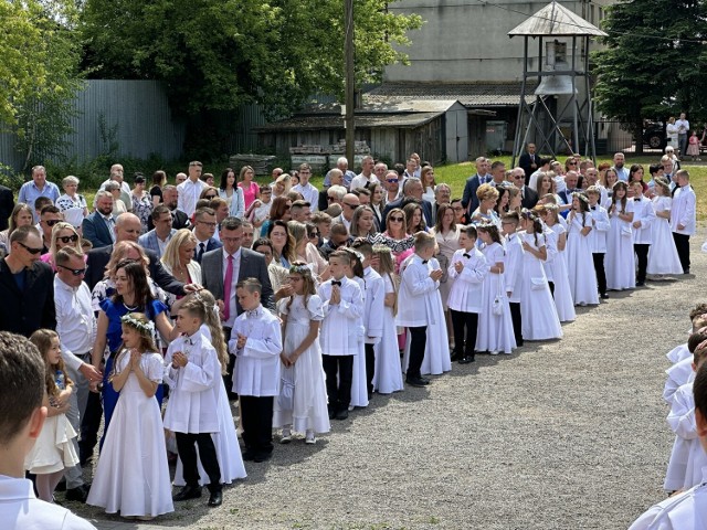Pierwsza komunia święta w parafii świętego Kazimierza Królewicza