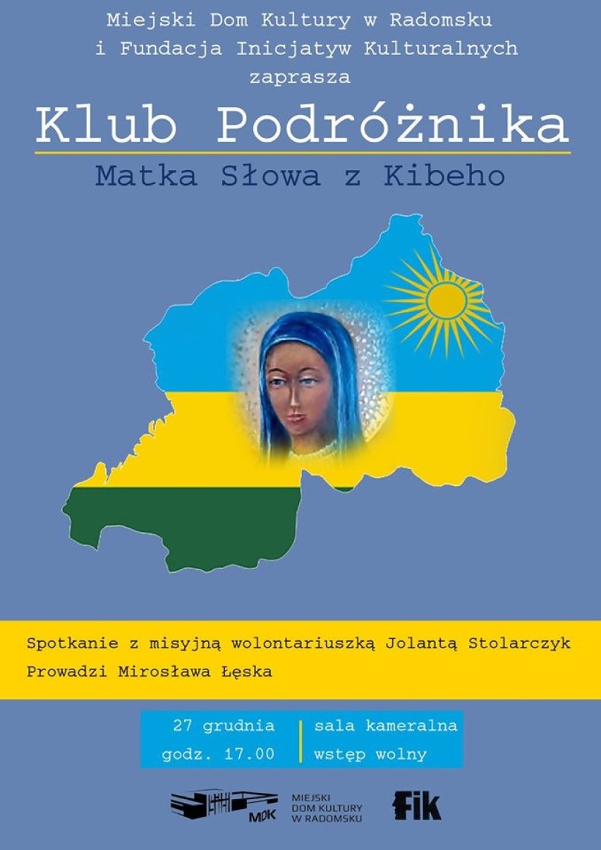 Spotkanie z wolontariuszką misyjną w Rwandzie w Klubie Podróżnika w Radomsku 