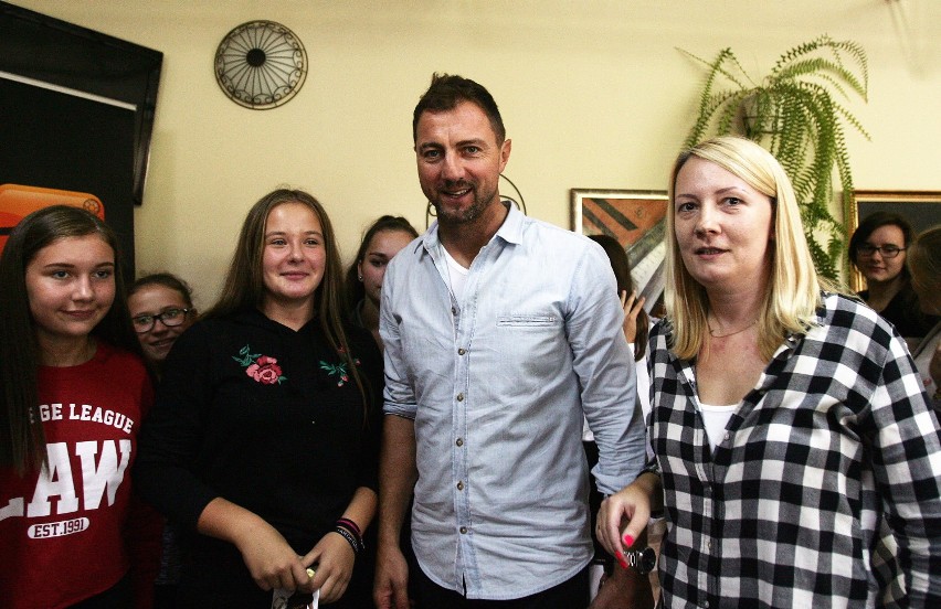 Jerzy Dudek gościem uczniów Szkoły Podstawowej