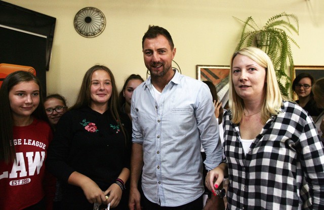 Jerzy Dudek gościem uczniów Szkoły Podstawowej