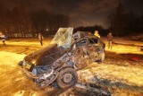 Kraków: wypadek na al. Jana Pawła II. Tramwaj zderzył się z samochodem [ZDJĘCIA]