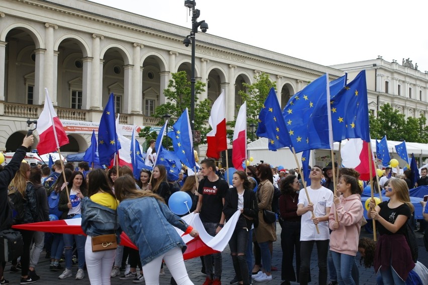 Uczniowie PSP 7 w Radomsku na Paradzie Schumana 2019