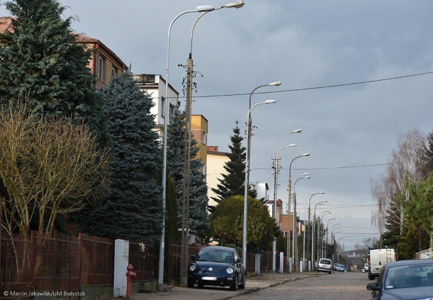 Jaśniej i bezpieczniej w mieście. Nowe oświetlenie ulic w Białymstoku