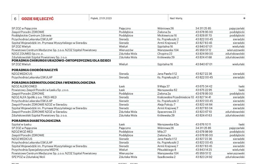 Gdzie się leczyć w 2023 roku. Lista poradni specjalistycznych, w których możesz leczyć się bezpłatnie. Te poradnie mają umowę z NFZ