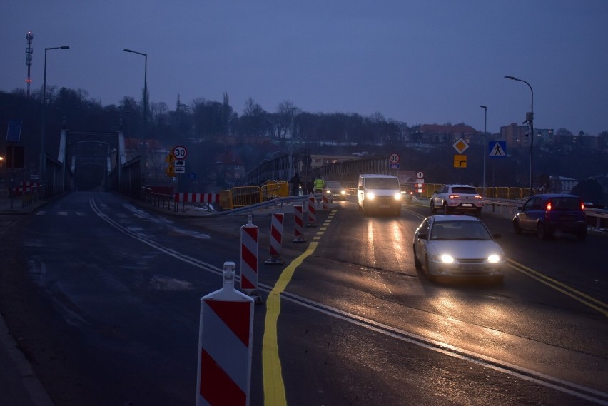 Most tymczasowy w Krośnie Odrzańskim jest już otwarty.