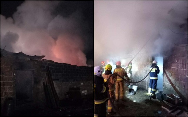 Pożar budynku w gminie Włocławek. Padły zwierzęta