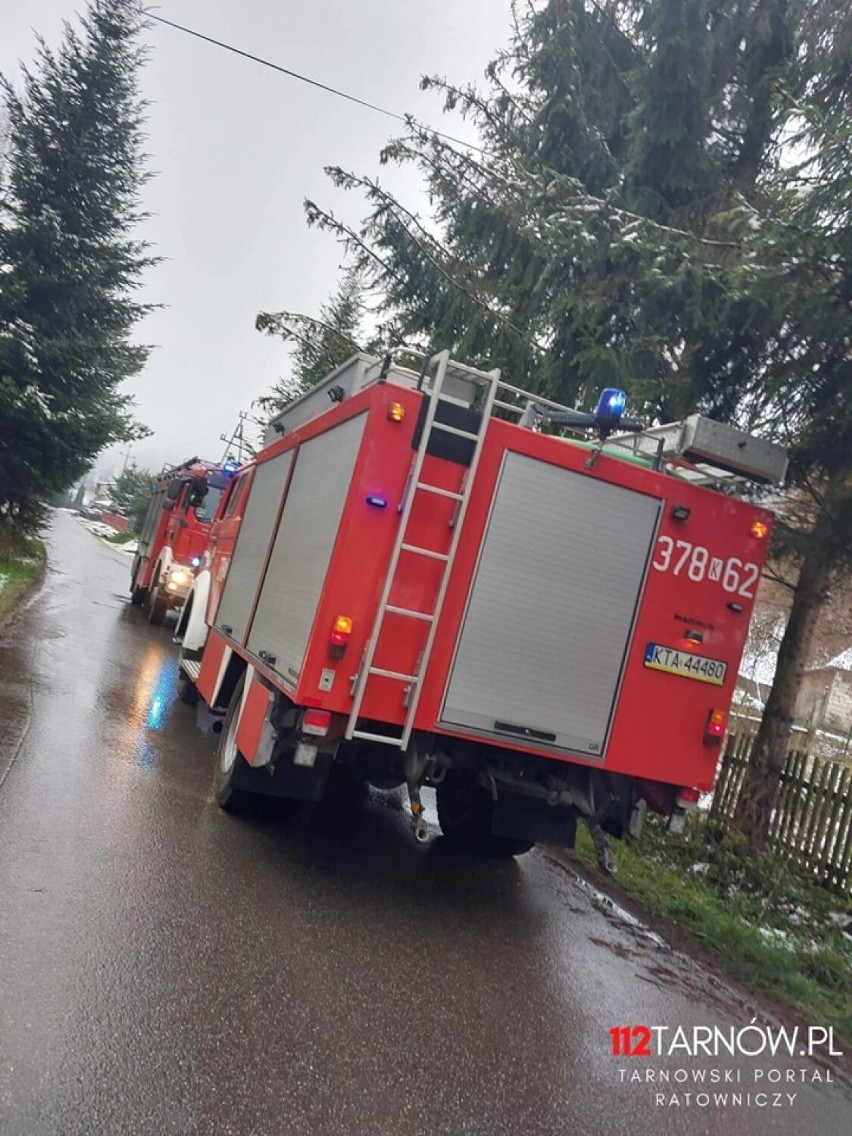 W akcji w Jastrzębi uczestniczyli strażacy, policja,...