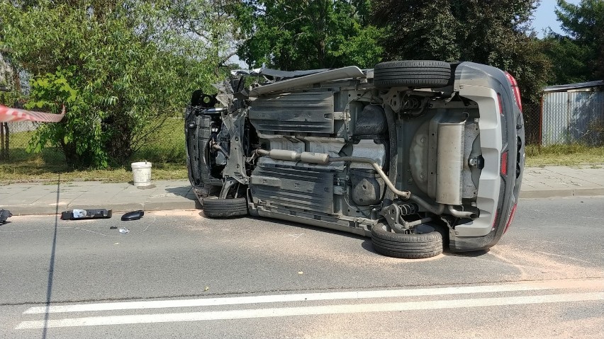 Wypadek na Zawiłej w Krakowie. Są poszkodowani [ZDJĘCIA]