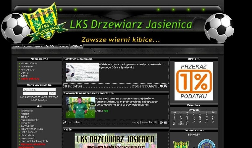 Drzewiarz Jasienica - www.lksdrzewiarz.com.pl